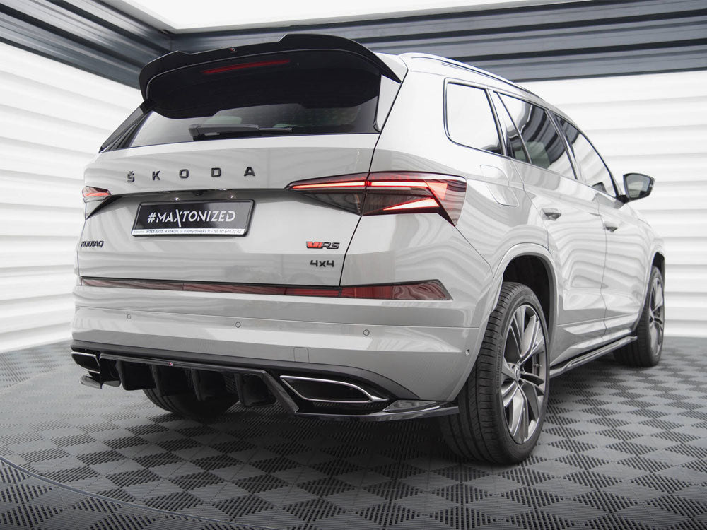 Central Rear Splitter (Vertical Bars) Skoda Kodiaq RS Mk1 Facelift - Wayside Performance 