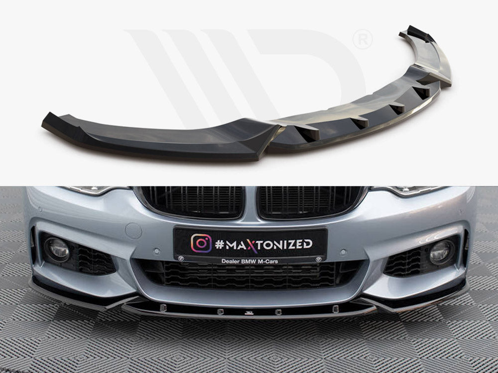 Front Splitter V.3 BMW 4 Coupe M-Pack F32 - Wayside Performance 