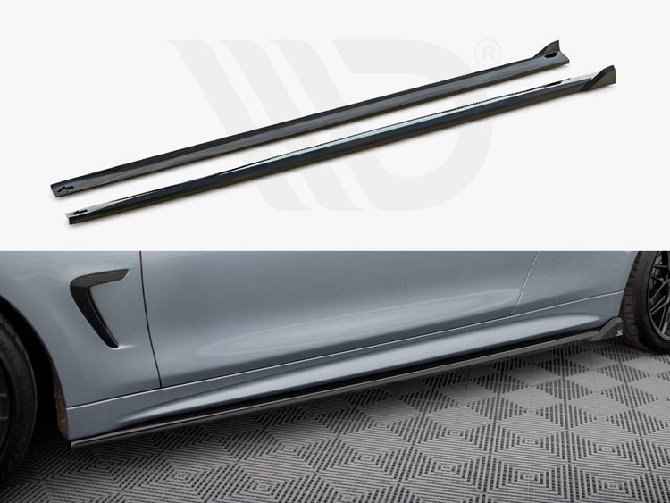 Side Skirts Diffusers V.2 BMW 4 Coupe M-Pack F32 - Wayside Performance 