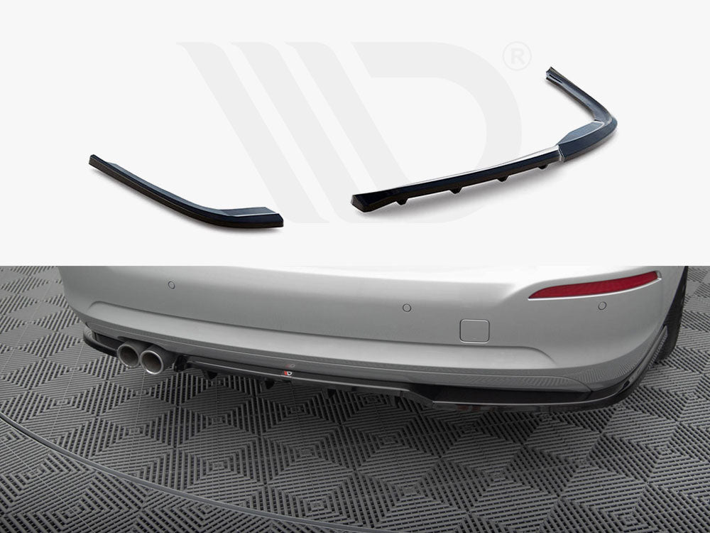 Central Rear Splitter (Vertical Bars) BMW 3 GT F34 Facelift - Wayside Performance 