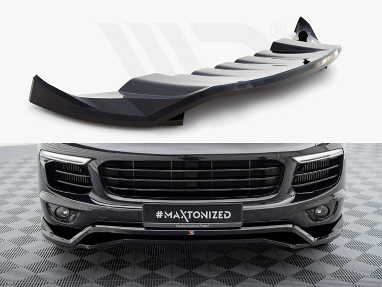 Front Splitter Porsche Cayenne Mk2 Facelift - Wayside Performance 
