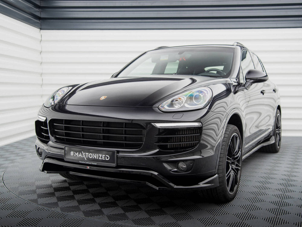 Front Splitter Porsche Cayenne Mk2 Facelift - Wayside Performance 