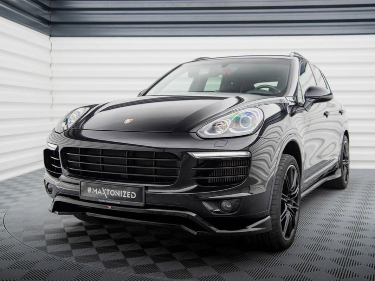 Front Splitter Porsche Cayenne Mk2 Facelift - Wayside Performance 