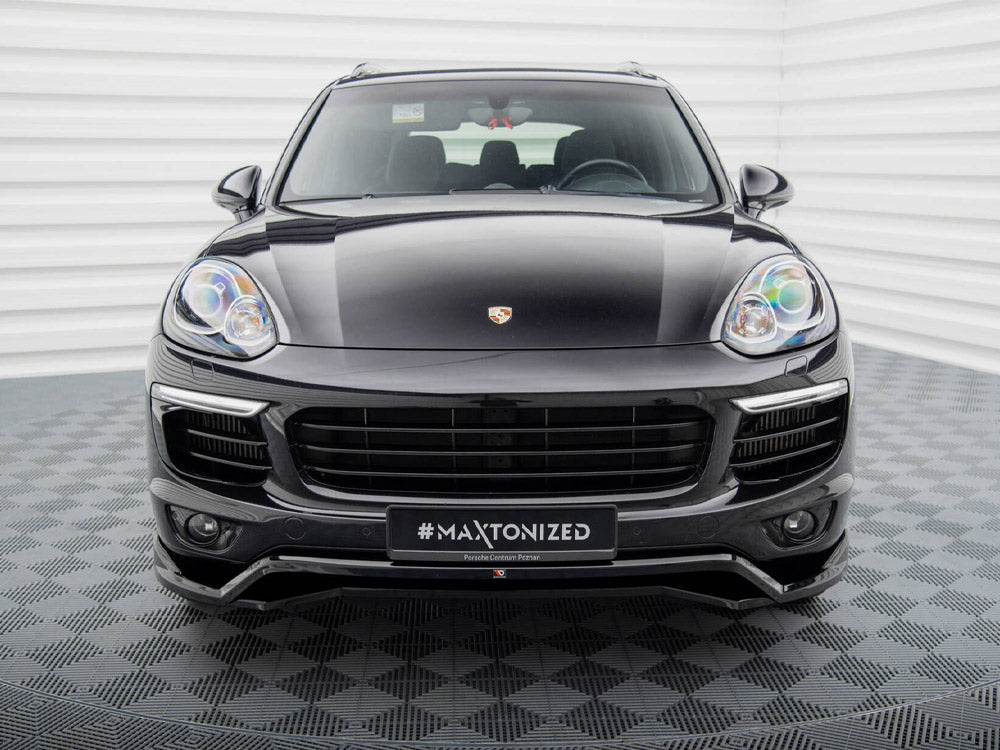 Front Splitter Porsche Cayenne Mk2 Facelift - Wayside Performance 