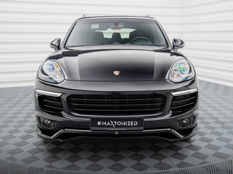 Front Splitter Porsche Cayenne Mk2 Facelift - Wayside Performance 