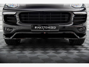 Front Splitter Porsche Cayenne Mk2 Facelift - Wayside Performance 