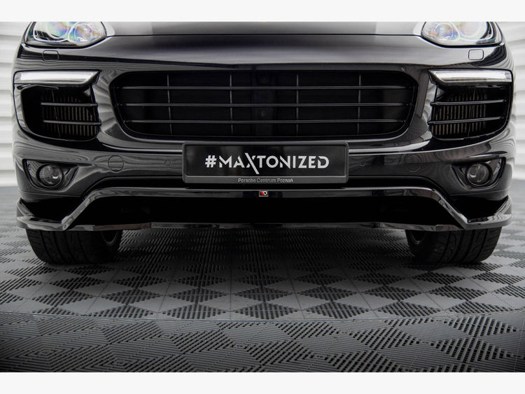 Front Splitter Porsche Cayenne Mk2 Facelift - Wayside Performance 