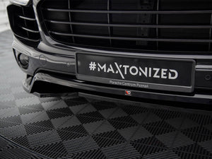 Front Splitter Porsche Cayenne Mk2 Facelift - Wayside Performance 
