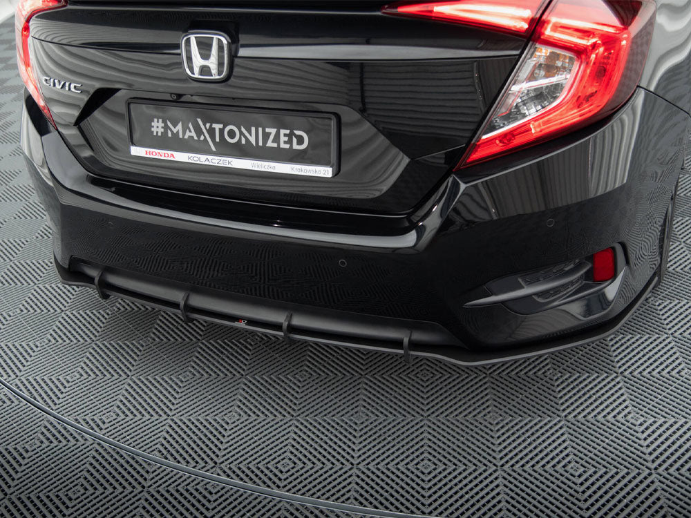 Street PRO Rear Diffuser Honda Civic Mk10 - Wayside Performance 