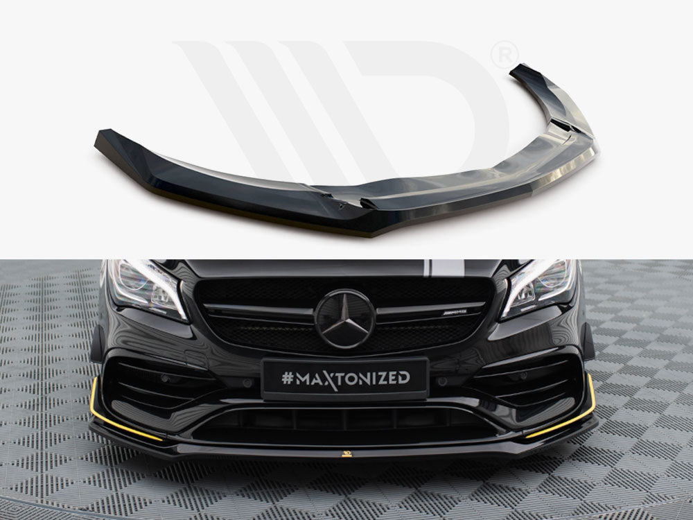 Front Splitter V.3 Mercedes-AMG CLA 45 Aero C117 Facelift - Wayside Performance 