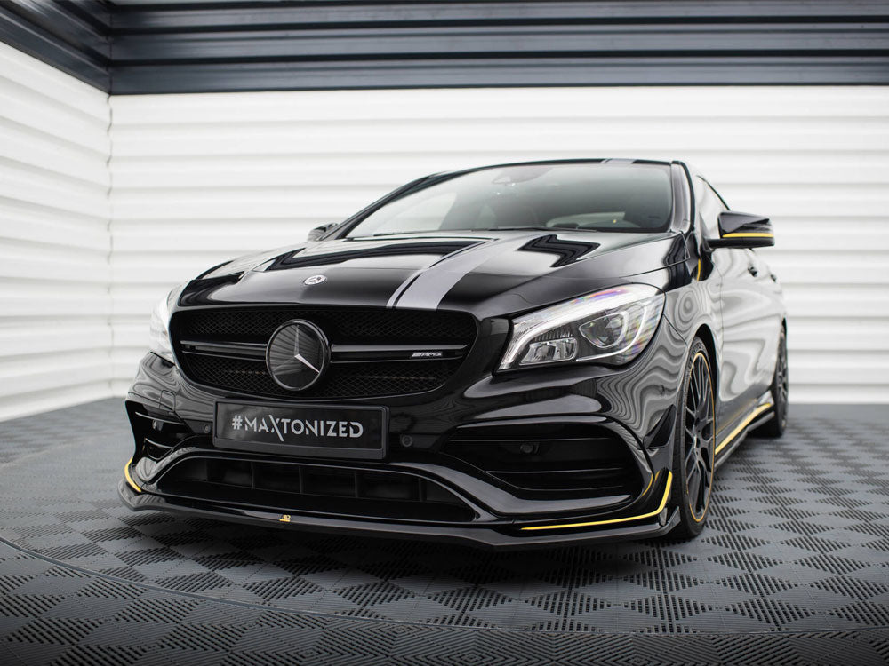 Front Splitter V.3 Mercedes-AMG CLA 45 Aero C117 Facelift - Wayside Performance 