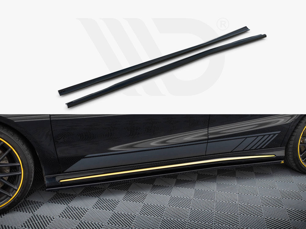 Side Skirts Diffusers Mercedes-AMG CLA 45 C117 Facelift - Wayside Performance 