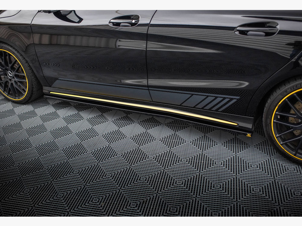 Side Skirts Diffusers Mercedes-AMG CLA 45 C117 Facelift - Wayside Performance 