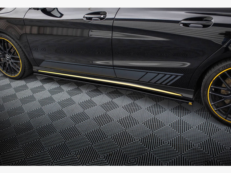 Side Skirts Diffusers Mercedes-AMG CLA 45 C117 Facelift - Wayside Performance 