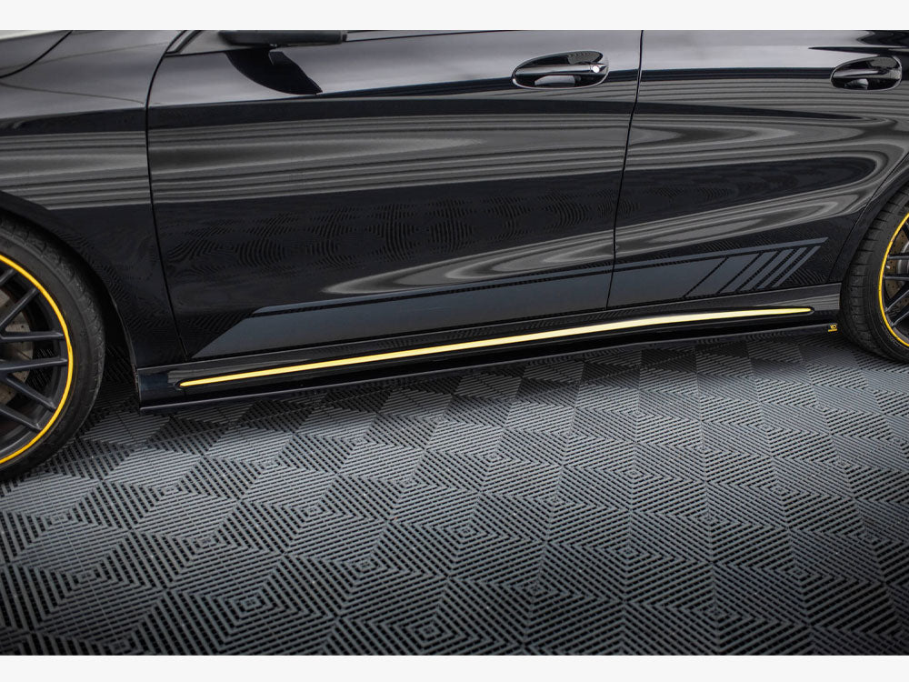 Side Skirts Diffusers Mercedes-AMG CLA 45 C117 Facelift - Wayside Performance 