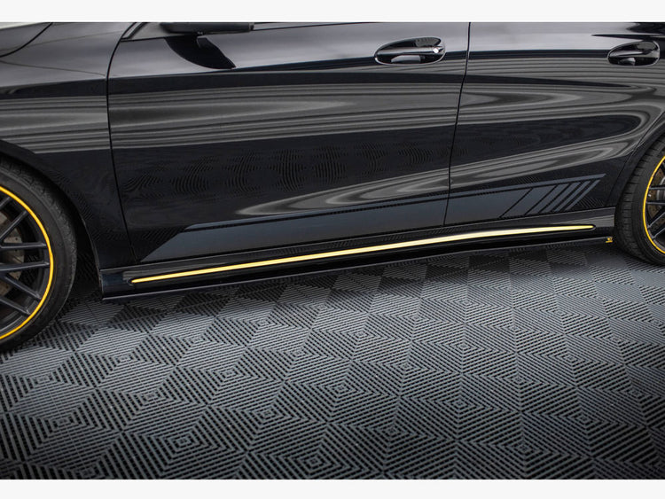 Side Skirts Diffusers Mercedes-AMG CLA 45 C117 Facelift - Wayside Performance 