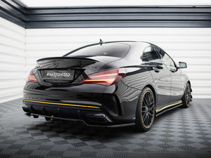 Central Rear Splitter (Vertical Bars) Mercedes-AMG CLA 45 C117 Facelift - Wayside Performance 