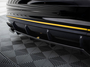 Central Rear Splitter (Vertical Bars) Mercedes-AMG CLA 45 C117 Facelift - Wayside Performance 