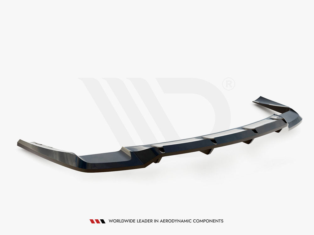 Central Rear Splitter (Vertical Bars) Mercedes-AMG CLA 45 C117 Facelift - Wayside Performance 