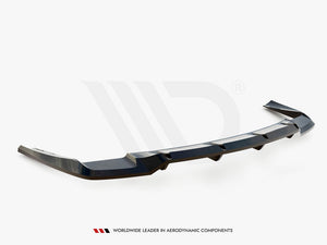 Central Rear Splitter (Vertical Bars) Mercedes-AMG CLA 45 C117 Facelift - Wayside Performance 