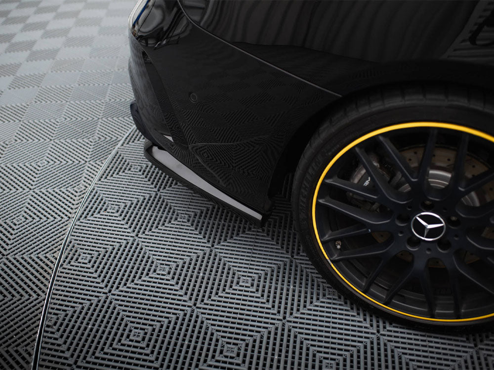 Central Rear Splitter (Vertical Bars) Mercedes-AMG CLA 45 C117 Facelift - Wayside Performance 