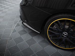 Central Rear Splitter (Vertical Bars) Mercedes-AMG CLA 45 C117 Facelift - Wayside Performance 