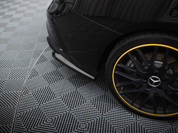 Central Rear Splitter (Vertical Bars) Mercedes-AMG CLA 45 C117 Facelift - Wayside Performance 