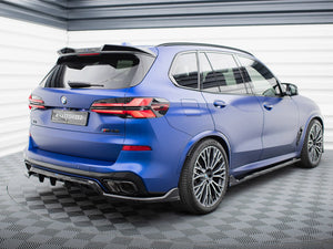 Central Rear Splitter (Vertical Bars) V.2 BMW X5 M-Pack G05 Facelift - Wayside Performance 