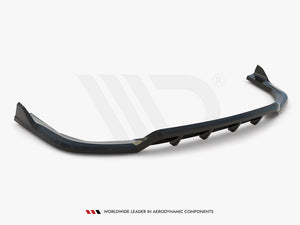 Central Rear Splitter (Vertical Bars) V.2 BMW X5 M-Pack G05 Facelift - Wayside Performance 