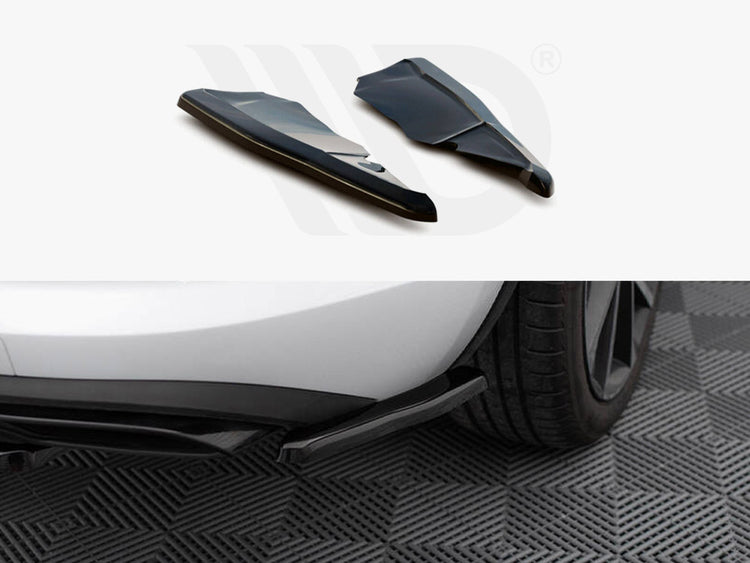Rear Side Splitters Skoda Kodiaq Mk1 Sportline (version with mudflaps) - Wayside Performance 