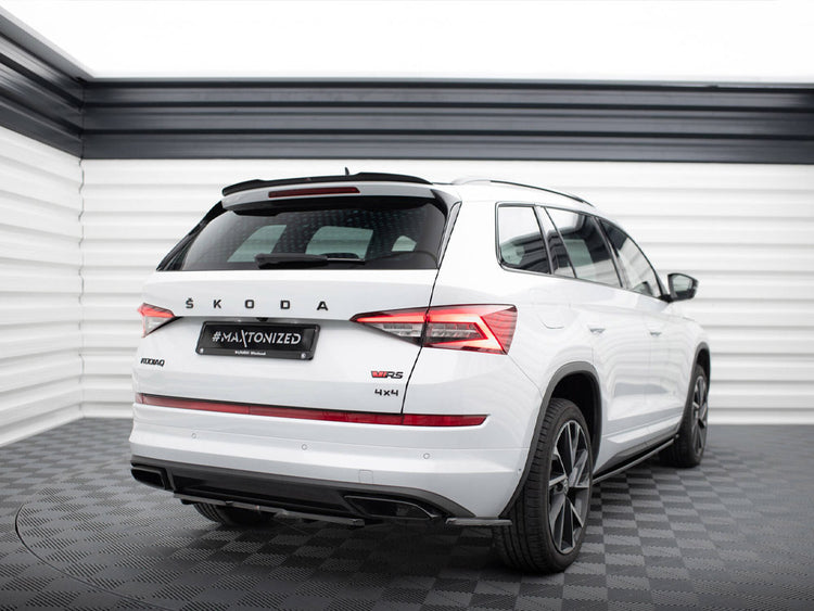 Rear Side Splitters Skoda Kodiaq Mk1 Sportline (version with mudflaps) - Wayside Performance 