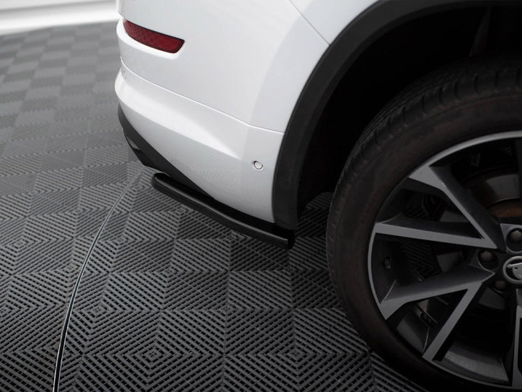 Rear Side Splitters Skoda Kodiaq Mk1 Sportline (version with mudflaps) - Wayside Performance 