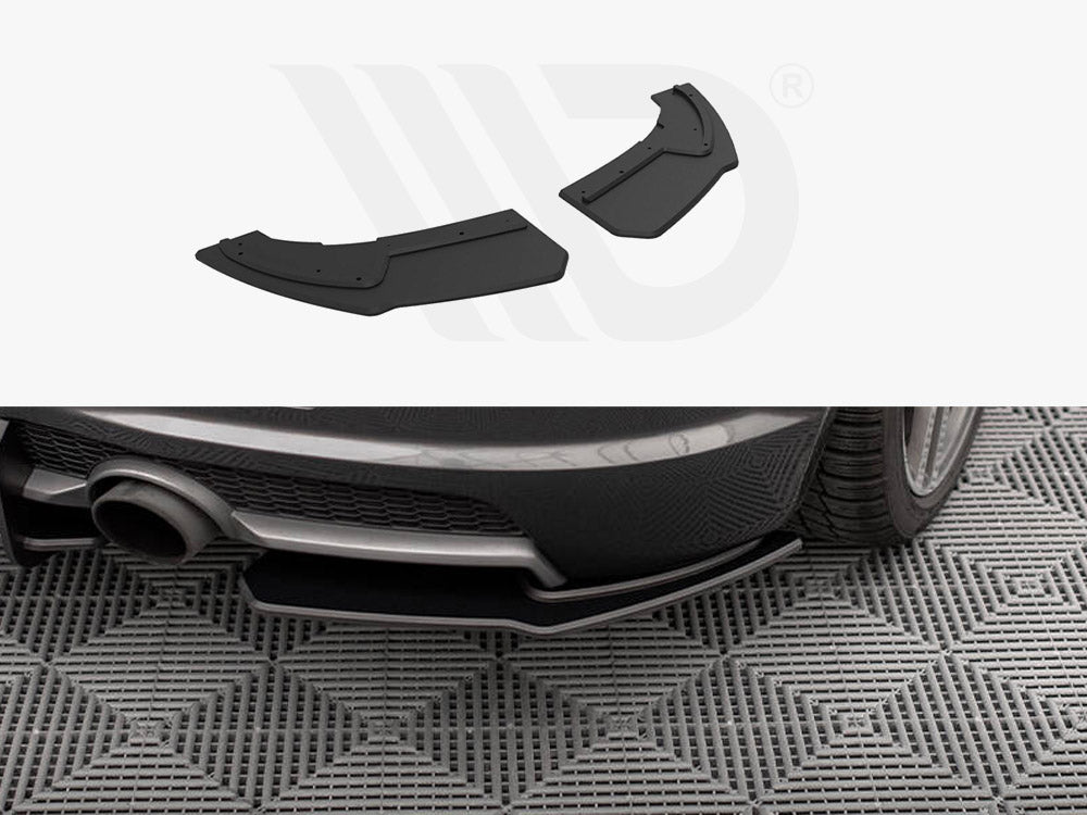 Street Pro Rear Side Splitters Audi TT S-Line 8S - Wayside Performance 
