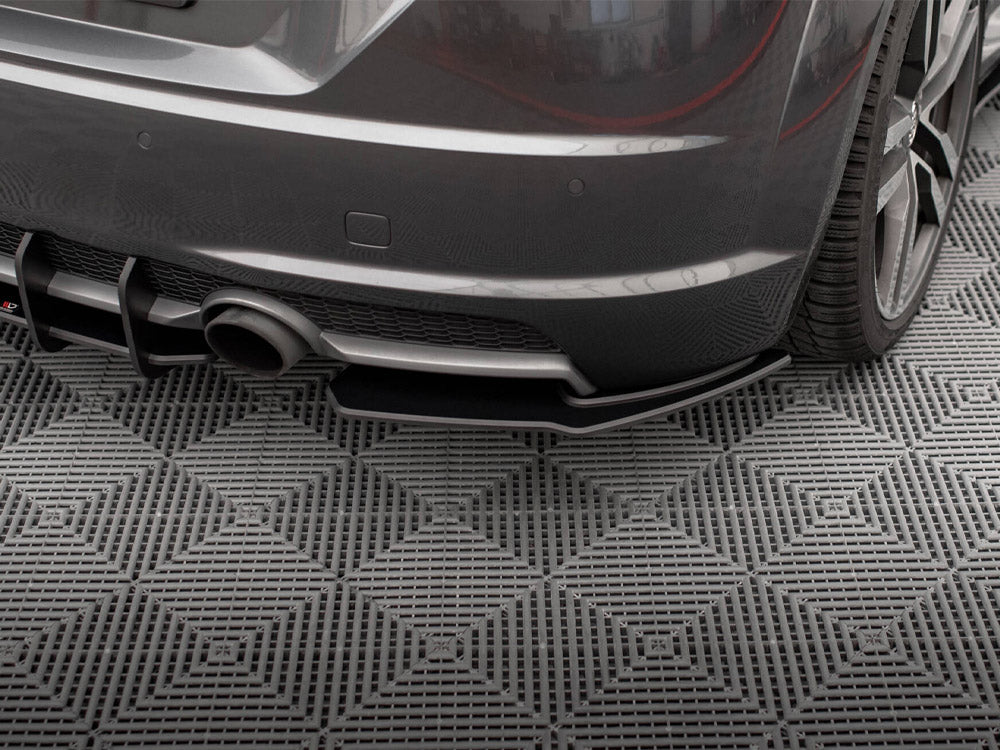 Street Pro Rear Side Splitters Audi TT S-Line 8S - Wayside Performance 