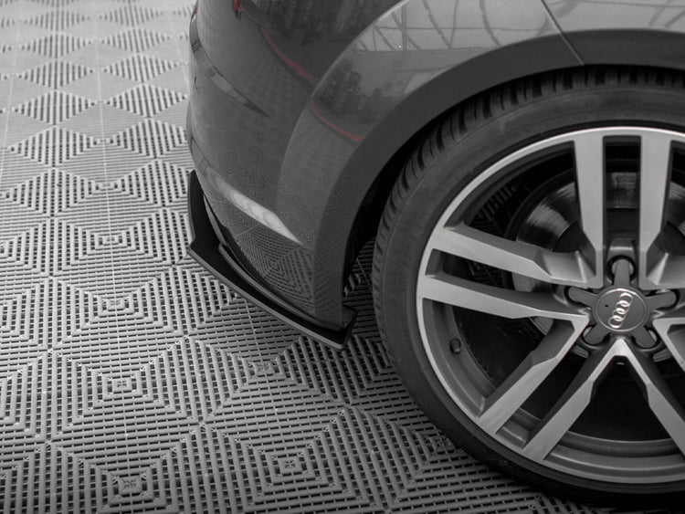 Street Pro Rear Side Splitters Audi TT S-Line 8S - Wayside Performance 