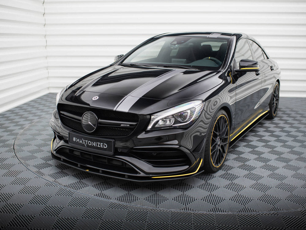 Street PRO Front Splitter Mercedes-AMG CLA 45 Aero C117 Facelift - Wayside Performance 