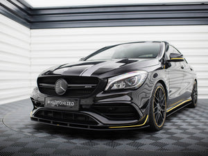 Street PRO Front Splitter Mercedes-AMG CLA 45 Aero C117 Facelift - Wayside Performance 