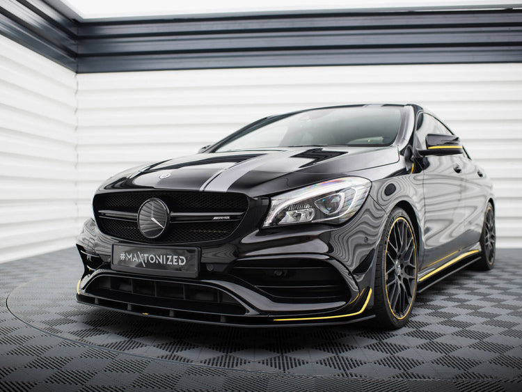 Street PRO Front Splitter Mercedes-AMG CLA 45 Aero C117 Facelift - Wayside Performance 