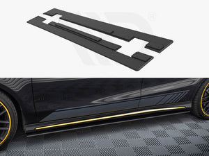 Street PRO Side Skirts Diffusers Mercedes-AMG CLA 45 C117 Facelift - Wayside Performance 