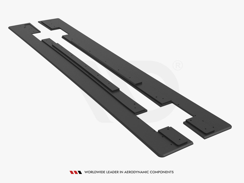Street PRO Side Skirts Diffusers Mercedes-AMG CLA 45 C117 Facelift - Wayside Performance 