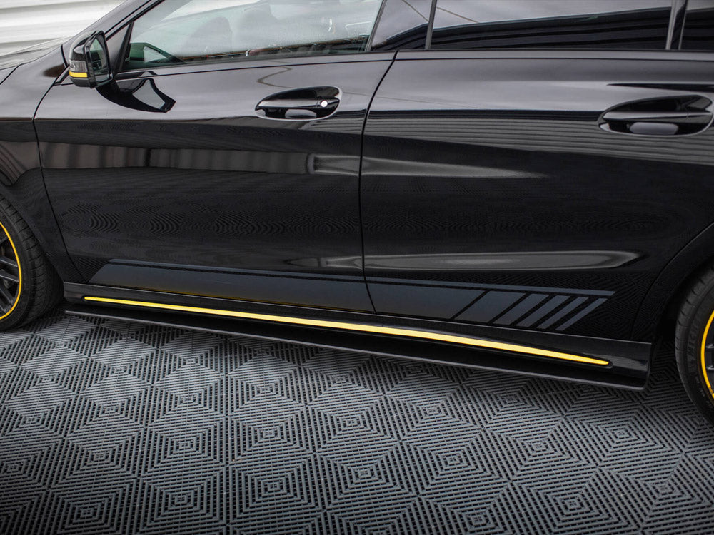 Street PRO Side Skirts Diffusers Mercedes-AMG CLA 45 C117 Facelift - Wayside Performance 