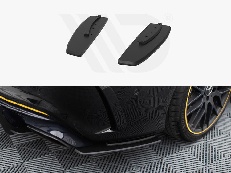 Street Pro Rear Side Splitters Mercedes-AMG CLA 45 C117 Facelift - Wayside Performance 