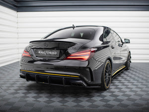 Street Pro Rear Side Splitters Mercedes-AMG CLA 45 C117 Facelift - Wayside Performance 