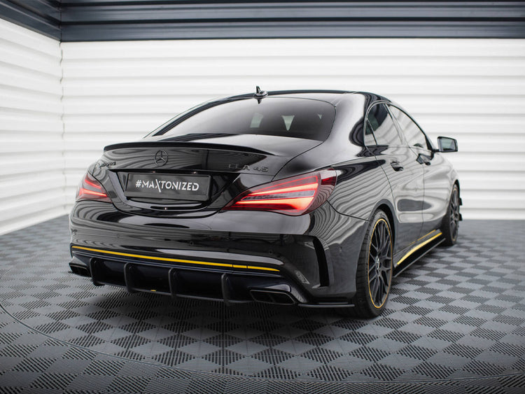 Street Pro Rear Side Splitters Mercedes-AMG CLA 45 C117 Facelift - Wayside Performance 