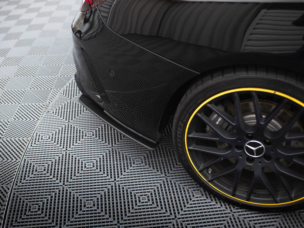 Street Pro Rear Side Splitters Mercedes-AMG CLA 45 C117 Facelift - Wayside Performance 
