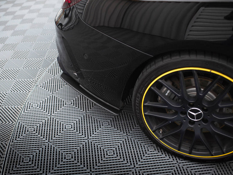 Street Pro Rear Side Splitters Mercedes-AMG CLA 45 C117 Facelift - Wayside Performance 