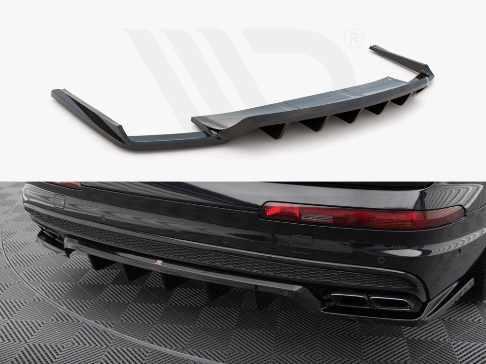 Central Rear Splitter (Vertical Bars) Audi SQ7 Mk2 - Wayside Performance 