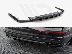 Central Rear Splitter (Vertical Bars) Audi SQ7 Mk2 - Wayside Performance 