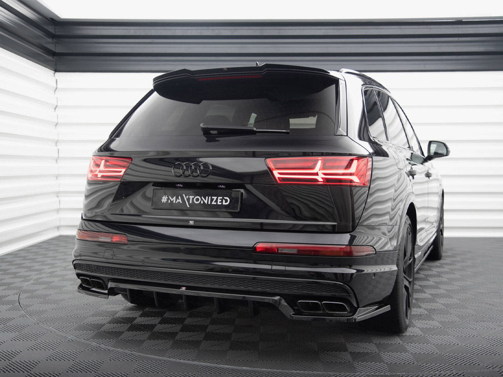 Central Rear Splitter (Vertical Bars) Audi SQ7 Mk2 - Wayside Performance 