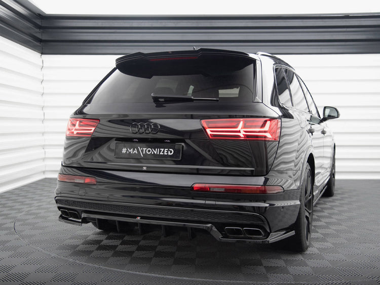 Central Rear Splitter (Vertical Bars) Audi SQ7 Mk2 - Wayside Performance 